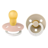 Bibs - Succhietti Colour Pacifier 2pz - si illumina al buio - Misura 3 18m+ Tettarella in caucciù