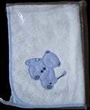 Asciugamano Baby Spugna Idrofila Ricamata