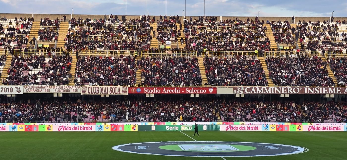 In campo con la Salernitana